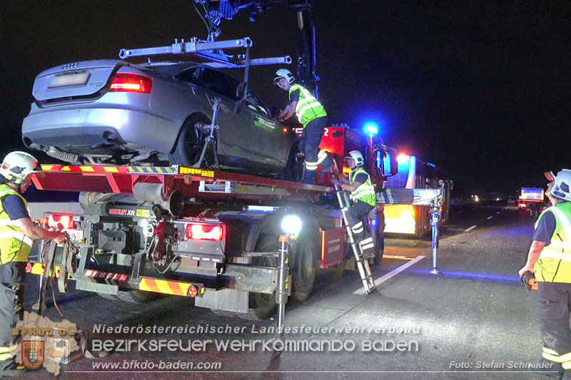20240715_Verkehrsunfall auf der A2 - Bus gegen PKW Foto: Stefan Schneider BFKDO BADEN 20240715_Verkehrsunfall auf der A2 - Bus gegen PKW Foto: Stefan Schneider BFKDO BADEN