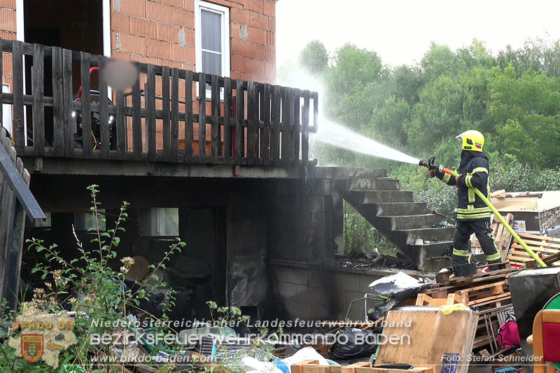 20240719_Brand bei einem Einfamilienhaus in der Badener Haidhofsiedlung Foto: Stefan Schneider BFKDO BADEN 20240719_Brand bei einem Einfamilienhaus in der Badener Haidhofsiedlung Foto: Stefan Schneider BFKDO BADEN