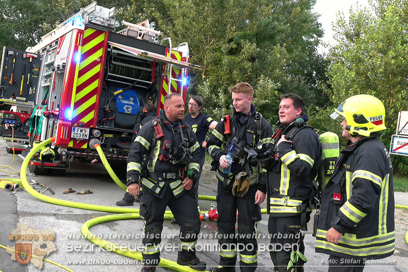 20240719_Brand bei einem Einfamilienhaus in der Badener Haidhofsiedlung Foto: Stefan Schneider BFKDO BADEN 20240719_Brand bei einem Einfamilienhaus in der Badener Haidhofsiedlung Foto: Stefan Schneider BFKDO BADEN