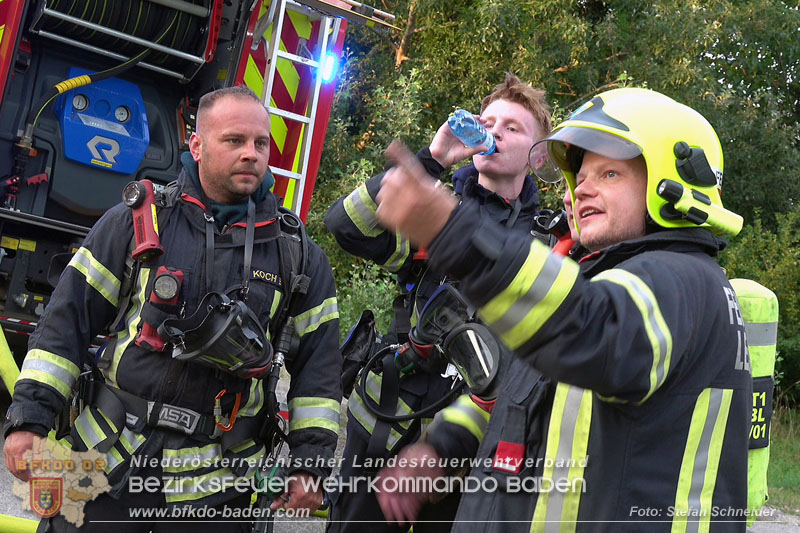 20240719_Brand bei einem Einfamilienhaus in der Badener Haidhofsiedlung Foto: Stefan Schneider BFKDO BADEN 20240719_Brand bei einem Einfamilienhaus in der Badener Haidhofsiedlung Foto: Stefan Schneider BFKDO BADEN
