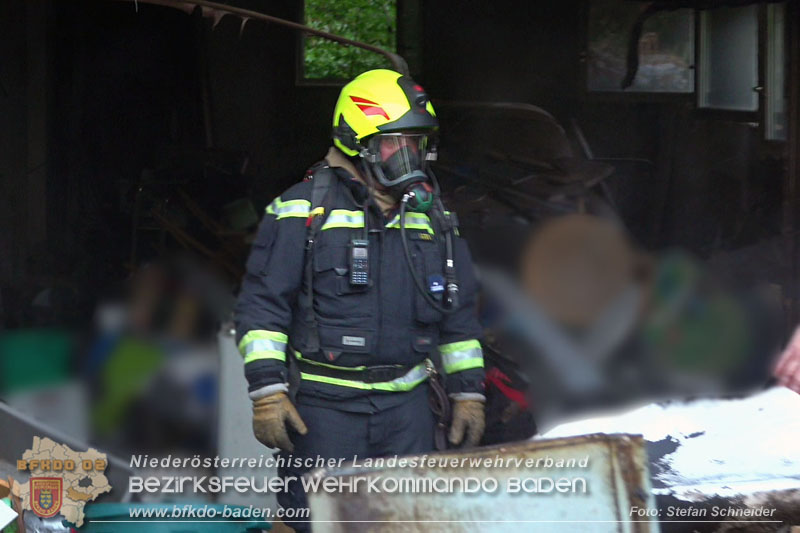 20240719_Brand bei einem Einfamilienhaus in der Badener Haidhofsiedlung Foto: Stefan Schneider BFKDO BADEN 20240719_Brand bei einem Einfamilienhaus in der Badener Haidhofsiedlung Foto: Stefan Schneider BFKDO BADEN