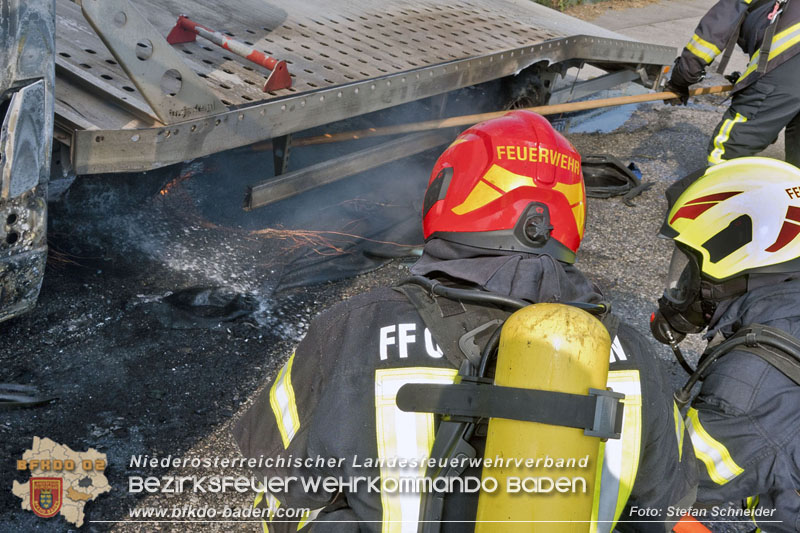 20240722_Abschleppfahrzeug geriet in Brand auf der LB210 Tribuswinkel-Oeynhausen Foto: Stefan Schneider BFKDO BADEN