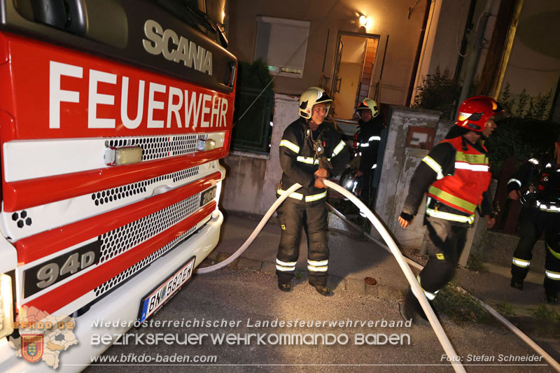 20240725_Nächtlicher Brand in einer Dachgeschoßwohnung in Traiskirchen   Foto: Stefan Schneider BFKDO BADEN