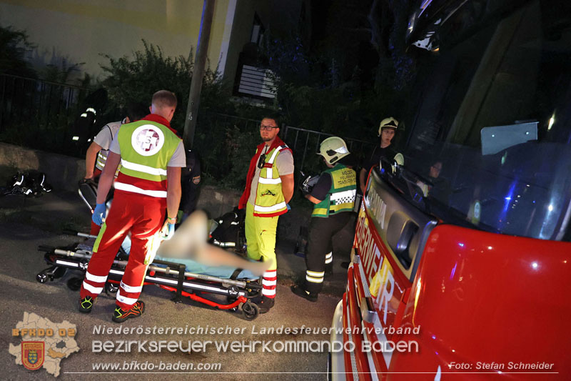 20240725_Nächtlicher Brand in einer Dachgeschoßwohnung in Traiskirchen   Foto: Stefan Schneider BFKDO BADEN