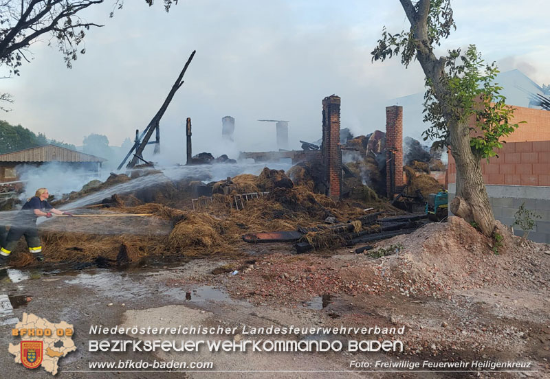 20240730_Unterstützung bei Großbrand in Sittendorf im Nachbarbezirk Mödling Foto: Freiwillige Feuerwehr Heiligenkreuz 20240730_Unterstützung bei Großbrand in Sittendorf im Nachbarbezirk Mödling Foto: Freiwillige Feuerwehr Heiligenkreuz