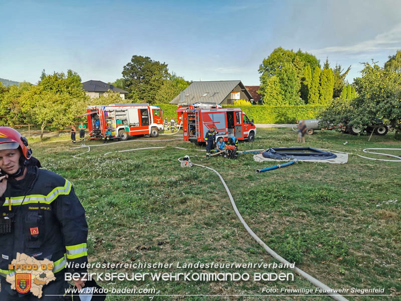 20240730_Unterstützung bei Großbrand in Sittendorf im Nachbarbezirk Mödling Foto: Freiwillige Feuerwehr Siegenfeld 20240730_Unterstützung bei Großbrand in Sittendorf im Nachbarbezirk Mödling Foto: Freiwillige Feuerwehr Siegenfeld