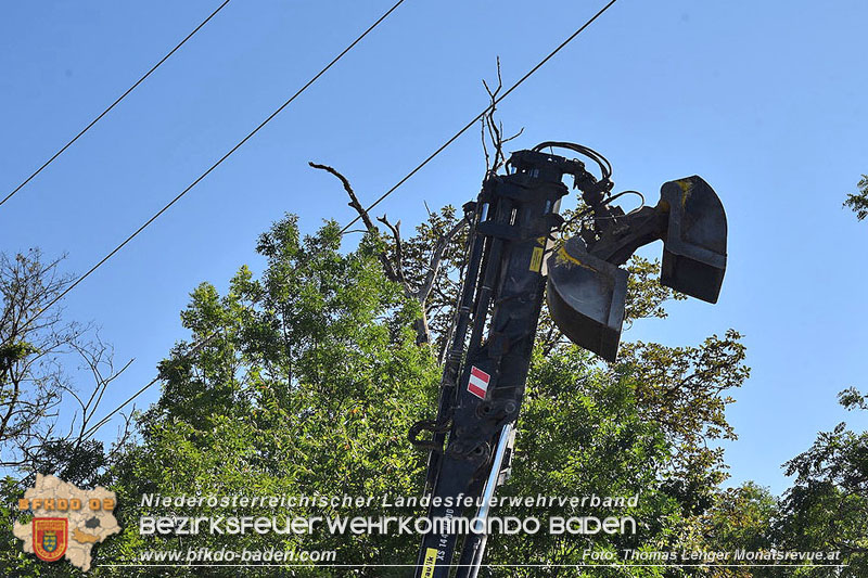 20240730_Ladekran geriet in Hochspannungs-Oberleitung bei Pottendorf Foto: Thomas Lenger Monatsrevue.at 20240730_Ladekran geriet in Hochspannungs-Oberleitung bei Pottendorf Foto: Thomas Lenger Monatsrevue.at