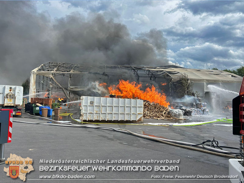 20240802_Großbrand in Leithaprodersdorf/Bgld - auch Nö Feuerwehren im Löscheinsatz Foto: Freiwillige Feuerwehr Deutsch-Brodersdorf