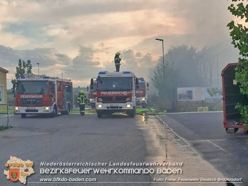 20240802_Großbrand in Leithaprodersdorf/Bgld - auch Nö Feuerwehren im Löscheinsatz Foto: Freiwillige Feuerwehr Deutsch-Brodersdorf