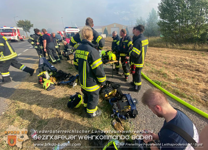 20240802_Großbrand in Leithaprodersdorf/Bgld - auch Nö Feuerwehren im Löscheinsatz   Foto: Freiwillige Feuerwehr Leithaprodersdorf/Bgld