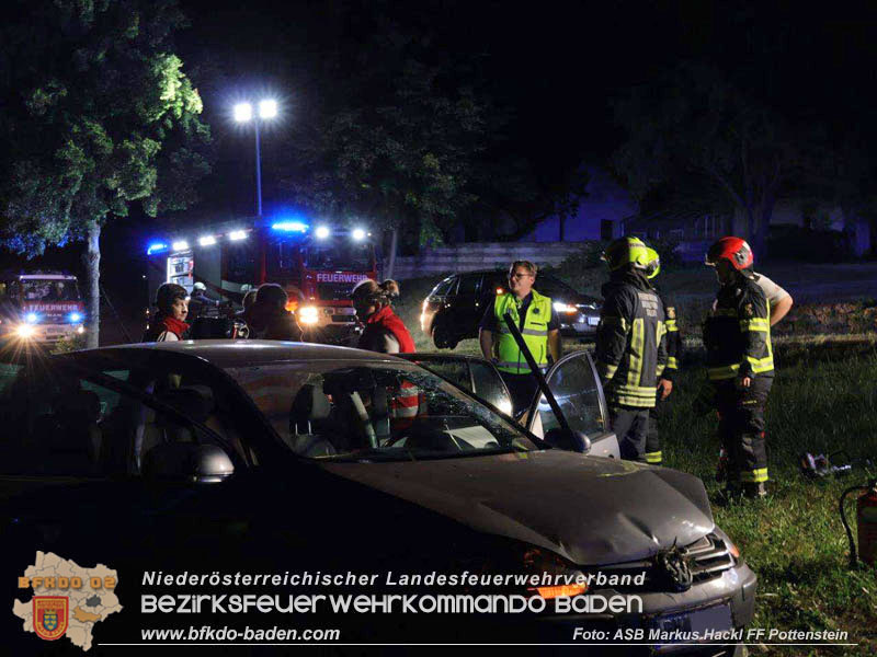 20240809_Verkehrsunfall auf der L138 Kremesberg Berndorf-Pottenstein   Foto: ASB Markus Hackl FF Pottenstein