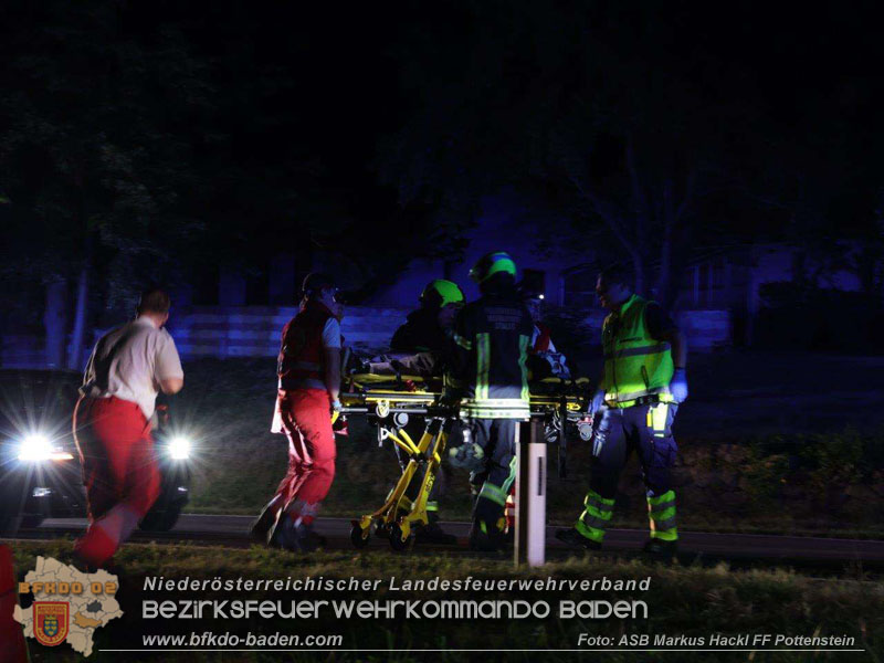20240809_Verkehrsunfall auf der L138 Kremesberg Berndorf-Pottenstein   Foto: ASB Markus Hackl FF Pottenstein
