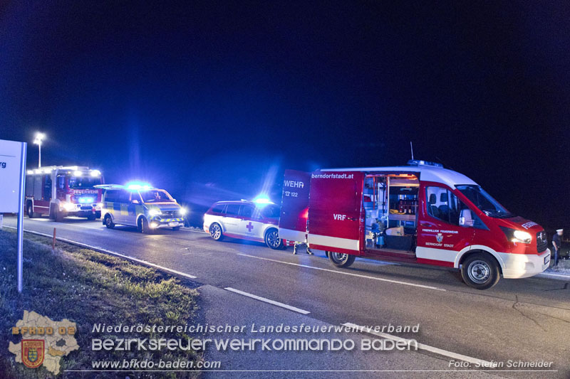 20240809_Verkehrsunfall auf der L138 Kremesberg Berndorf-Pottenstein   Foto: Stefan Schneider BFKDO BADEN