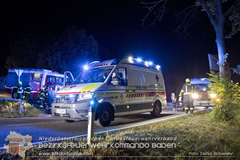 20240809_Verkehrsunfall auf der L138 Kremesberg Berndorf-Pottenstein   Foto: Stefan Schneider BFKDO BADEN