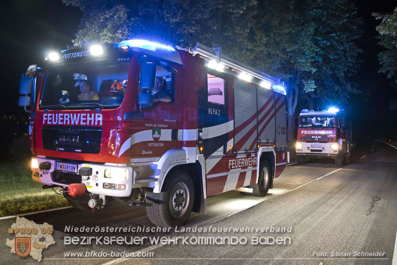 20240809_Verkehrsunfall auf der L138 Kremesberg Berndorf-Pottenstein   Foto: Stefan Schneider BFKDO BADEN