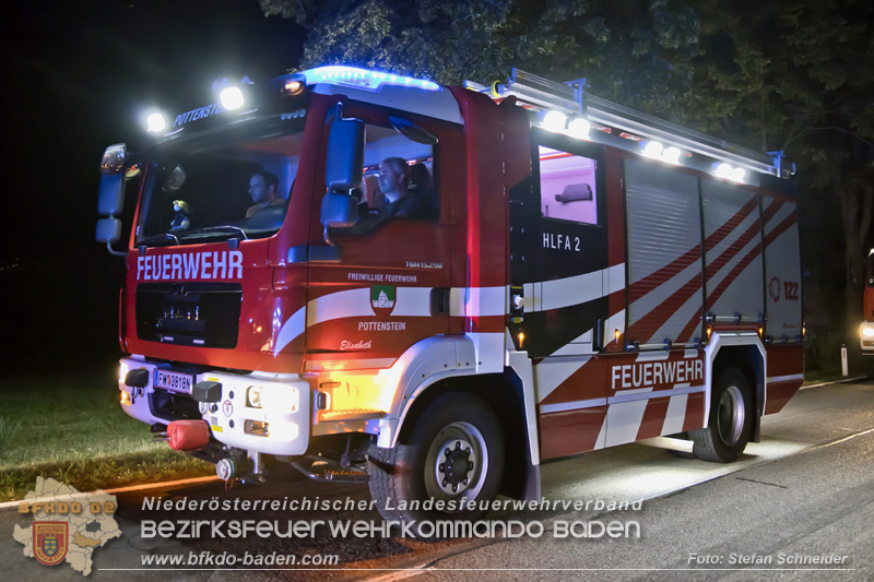 20240809_Verkehrsunfall auf der L138 Kremesberg Berndorf-Pottenstein   Foto: Stefan Schneider BFKDO BADEN