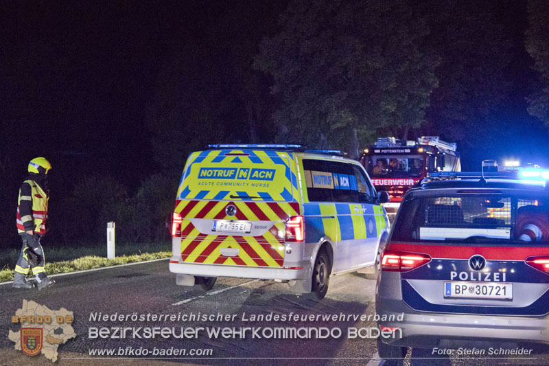 20240809_Verkehrsunfall auf der L138 Kremesberg Berndorf-Pottenstein   Foto: Stefan Schneider BFKDO BADEN