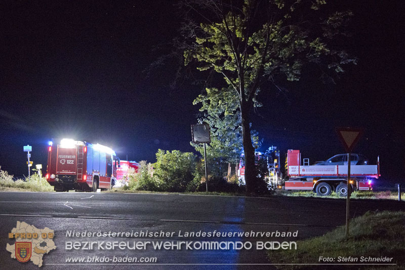 20240809_Verkehrsunfall auf der L138 Kremesberg Berndorf-Pottenstein   Foto: Stefan Schneider BFKDO BADEN