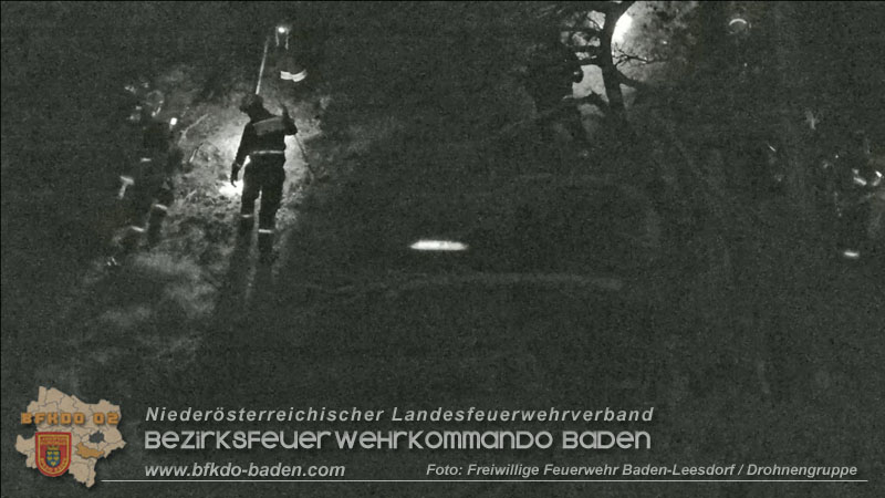 20240818_Waldbrand am Manhartsberg" in der Gemeinde Bad Vöslau im Ortsteil Gainfarn   Foto: FF Baden-Leesdorf/Drohnengruppe