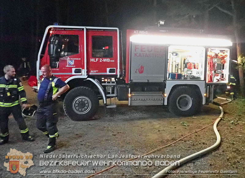 20240818_Waldbrand am Manhartsberg" in der Gemeinde Bad Vöslau im Ortsteil Gainfarn   Foto: Michael Wallner FF Gainfarn