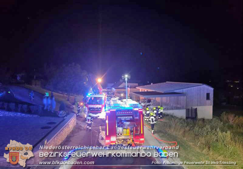 20240821_Verkehrsunfall Fahrzeugüberschlag im Ortsgebiet St.Veit a.d.Triesting   Foto: Presseteam FF St.Veit/Triesting