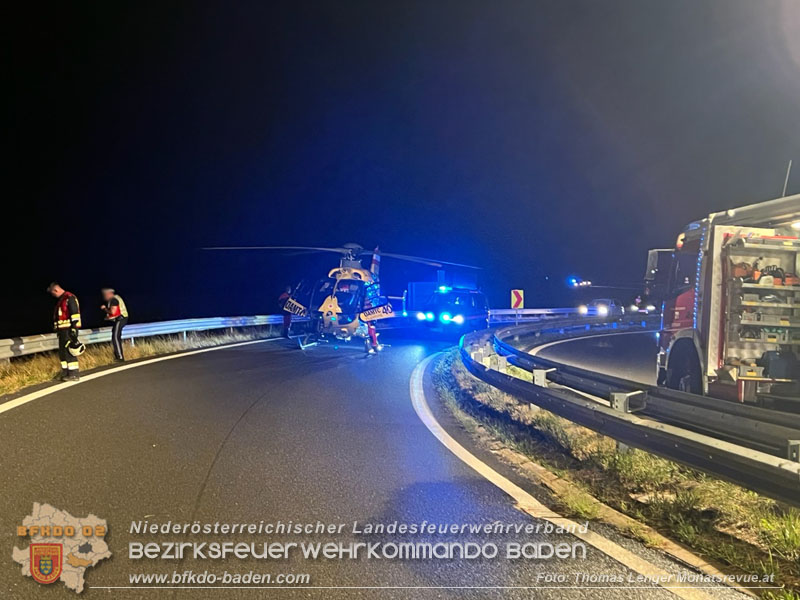 20240824_Schwerer Motorradunfall auf der A3 bei Pottendorf   Foto: Thomas Lenger Monatsrevue.at