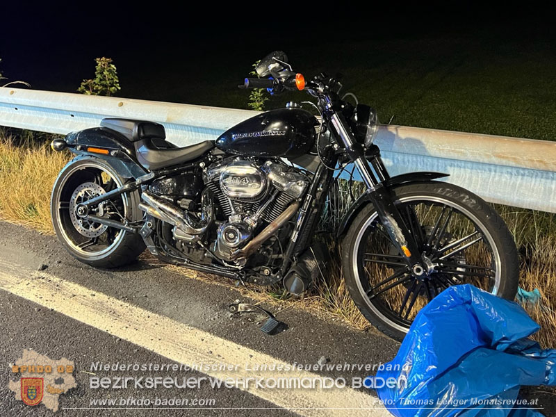 20240824_Schwerer Motorradunfall auf der A3 bei Pottendorf   Foto: Thomas Lenger Monatsrevue.at