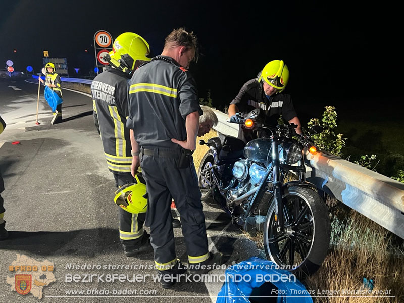 20240824_Schwerer Motorradunfall auf der A3 bei Pottendorf   Foto: Thomas Lenger Monatsrevue.at