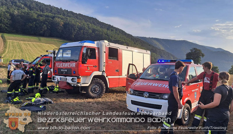20240902_Gleich zwei Waldbrände bei Furth a.d.Triesting durch Blitzschlag ausgelöst Foto: Freiwillige Feuerwehr Furth/Triesting 20240902_Gleich zwei Waldbrände bei Furth a.d.Triesting durch Blitzschlag ausgelöst Foto: Freiwillige Feuerwehr Furth/Triesting