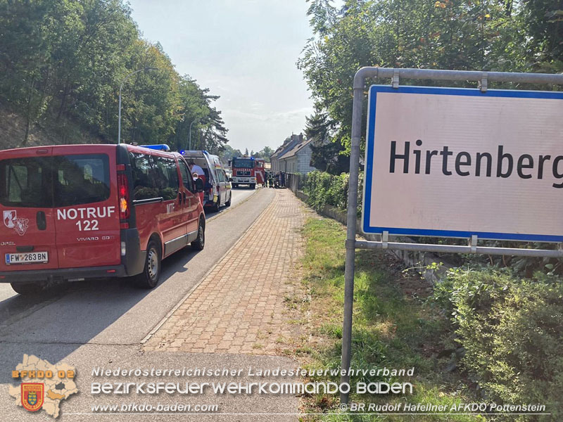 20240905_Brand bei Wohnhaus in Hirtenberg Foto: Rudolf Hafellner AFKDO Pottenstein 20240905_Brand bei Wohnhaus in Hirtenberg Foto: Rudolf Hafellner AFKDO Pottenstein