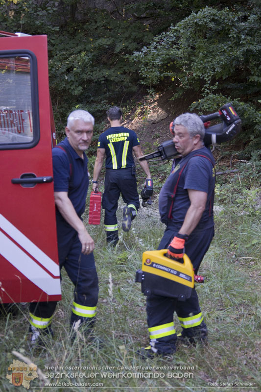 20240907_Spotty nach über 50 Stunden durch Feuerwehr aus Felshöhle in Baden gerettet Foto: Stefan Schneider BFKDO BADEN