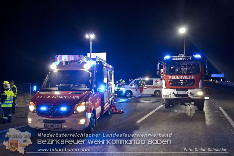 20240908_Kleinbus verunfallt auf der A2 bei Traiskirchen - acht Verletzte und ein Todesopfer Foto: Stefan Schneider BFKDO BADEN 20240908_Kleinbus verunfallt auf der A2 bei Traiskirchen - acht Verletzte und ein Todesopfer Foto: Stefan Schneider BFKDO BADEN