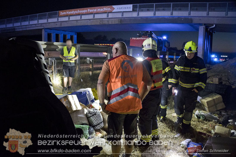 20240908_Kleinbus verunfallt auf der A2 bei Traiskirchen - acht Verletzte und ein Todesopfer Foto: Stefan Schneider BFKDO BADEN 20240908_Kleinbus verunfallt auf der A2 bei Traiskirchen - acht Verletzte und ein Todesopfer Foto: Stefan Schneider BFKDO BADEN