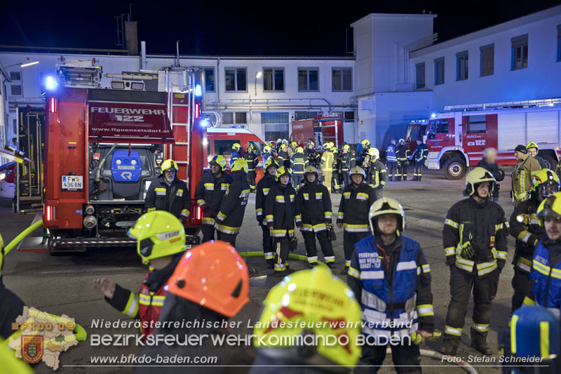 20241123_Alarmstufe B3 bei Brand in Gewerbebetrieb in Schönau a.d.Triesting   Foto: Stefan Schneider BFKDO BADEN
