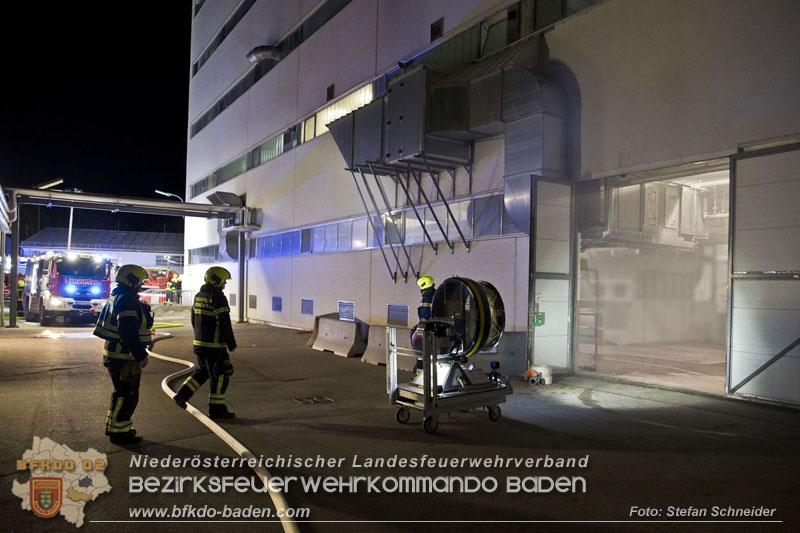 20241123_Alarmstufe B3 bei Brand in Gewerbebetrieb in Schönau a.d.Triesting   Foto: Stefan Schneider BFKDO BADEN