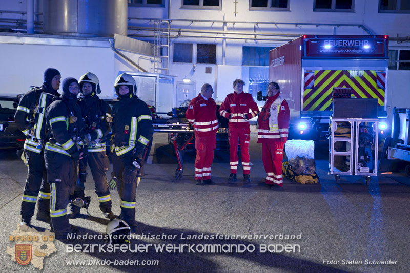 20241123_Alarmstufe B3 bei Brand in Gewerbebetrieb in Schönau a.d.Triesting   Foto: Stefan Schneider BFKDO BADEN