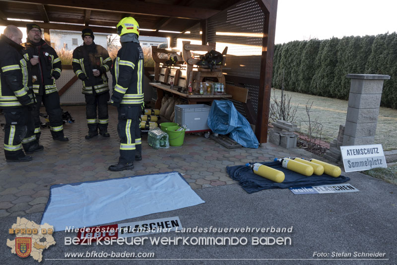 20241201_Mann stirbt bei verehrenden Wohnhausbrand in Landegg Gemeinde Pottendorf Noe Foto: Stefan Schneider BFKDO BADEN