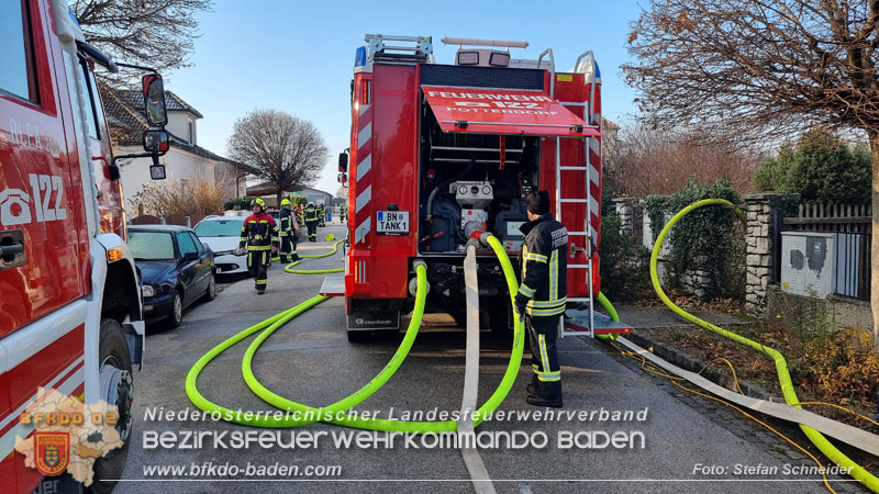 20241201_Mann stirbt bei verehrenden Wohnhausbrand in Landegg Gemeinde Pottendorf Noe Foto: Stefan Schneider BFKDO BADEN 20241201_Mann stirbt bei verehrenden Wohnhausbrand in Landegg Gemeinde Pottendorf Noe Foto: Stefan Schneider BFKDO BADEN