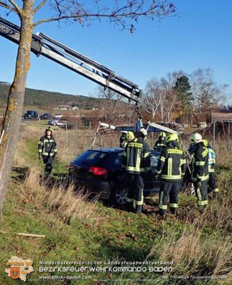20241207 Verkehrsunfall auf der LB212 zwischen Gainfarn und Großau Foto: Freiwillige Feuerwehr Gainfarn 20241207 Verkehrsunfall auf der LB212 zwischen Gainfarn und Großau Foto: Freiwillige Feuerwehr Gainfarn