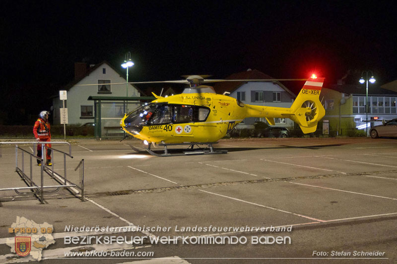 20241212_Eine eingeklemmte Person nach Verkehrsunfall in Bad Vöslau   Foto: Stefan Schneider BFKDO BADEN  