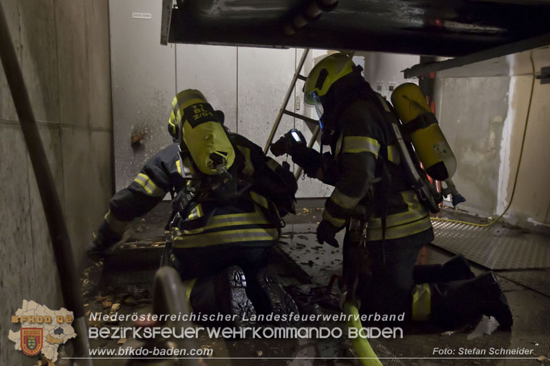 20241213_Brand im Betrieb eines Energieversorgers in Tribuswinkel   Foto: Stefan Schneider BFKDO BADEN