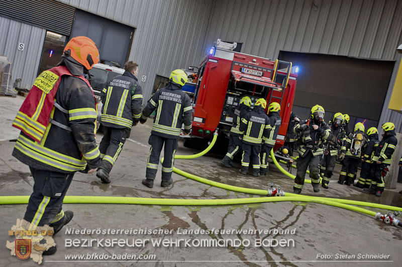 20241213_Brand im Betrieb eines Energieversorgers in Tribuswinkel Foto: Stefan Schneider BFKDO BADEN