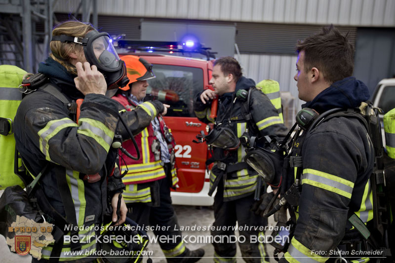 20241213_Brand im Betrieb eines Energieversorgers in Tribuswinkel Foto: Stefan Schneider BFKDO BADEN