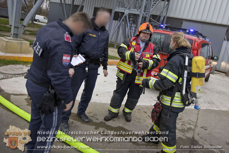 20241213_Brand im Betrieb eines Energieversorgers in Tribuswinkel Foto: Stefan Schneider BFKDO BADEN