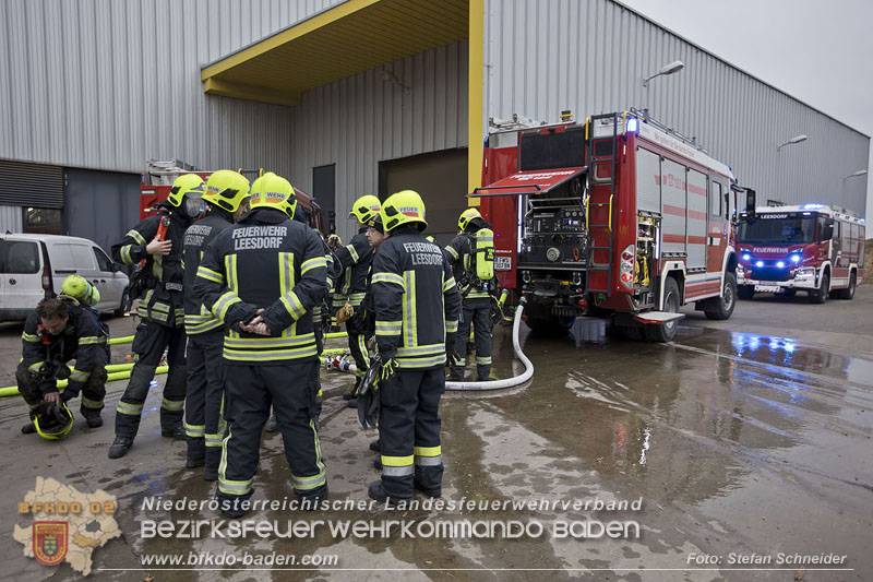 20241213_Brand im Betrieb eines Energieversorgers in Tribuswinkel Foto: Stefan Schneider BFKDO BADEN