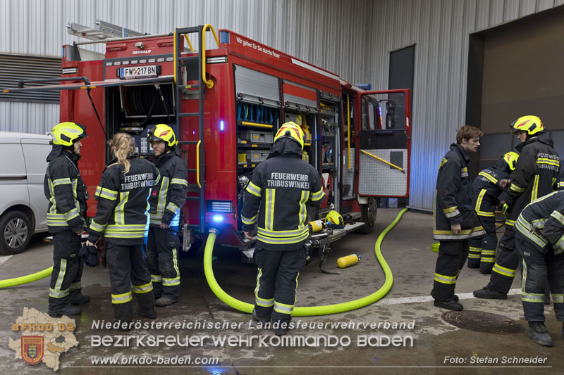 20241213_Brand im Betrieb eines Energieversorgers in Tribuswinkel Foto: Stefan Schneider BFKDO BADEN