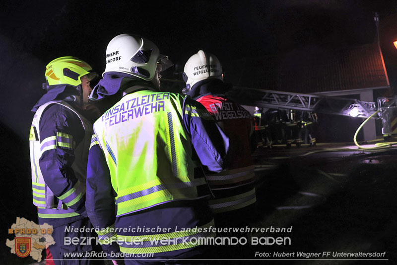20241215_Vollbrand eines Hackschnitzelbunkers in Weigelsdorf  Foto: Hubert Wagner FF Unterwaltersdorf
