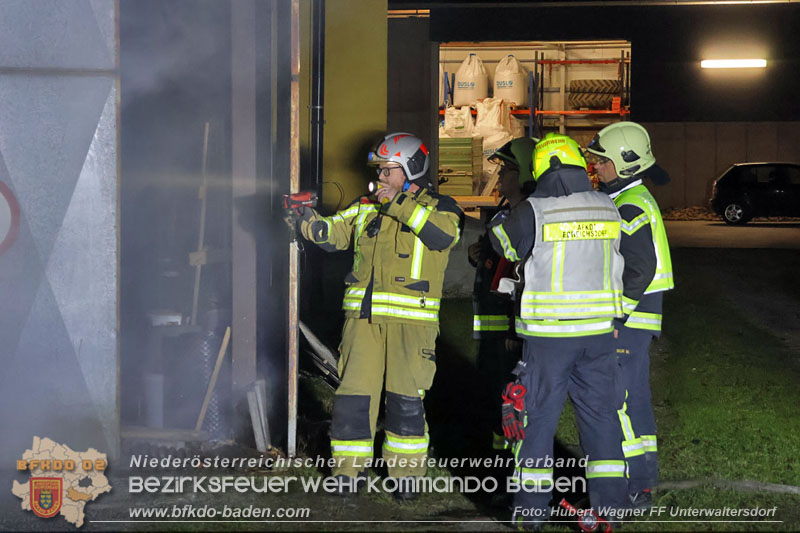 20241215_Vollbrand eines Hackschnitzelbunkers in Weigelsdorf  Foto: Hubert Wagner FF Unterwaltersdorf