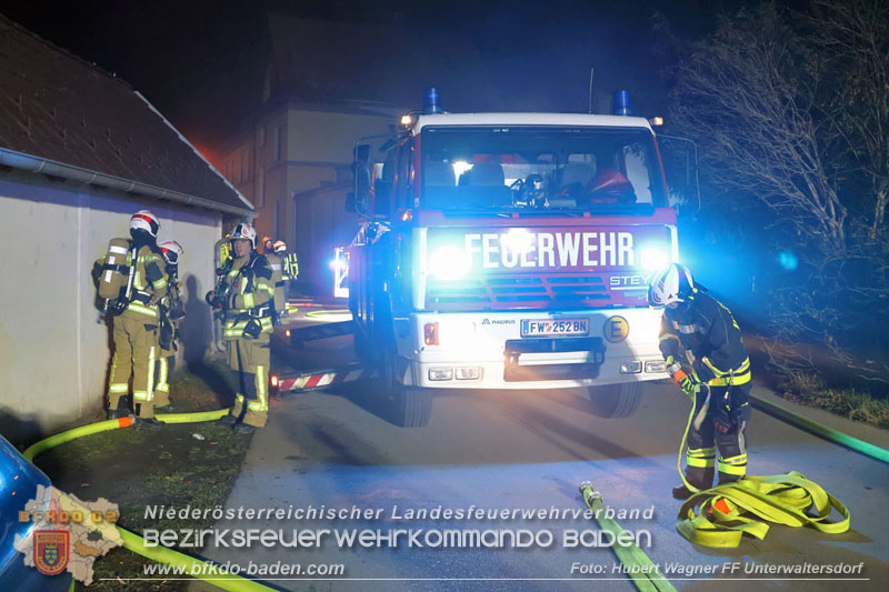 20241215_Vollbrand eines Hackschnitzelbunkers in Weigelsdorf  Foto: Hubert Wagner FF Unterwaltersdorf
