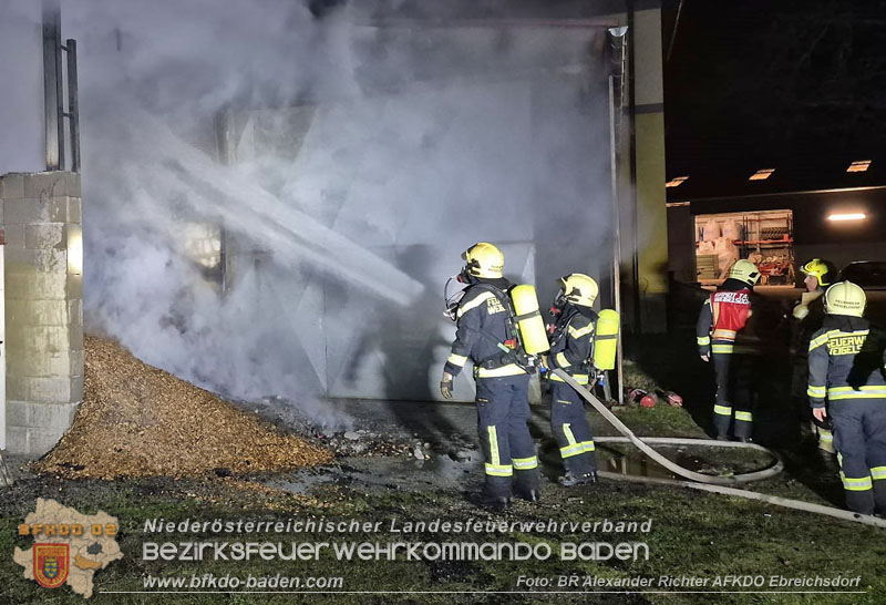 20241215_Vollbrand eines Hackschnitzelbunkers in Weigelsdorf Foto: Alexander Richter AFKDO Ebreichsdorf